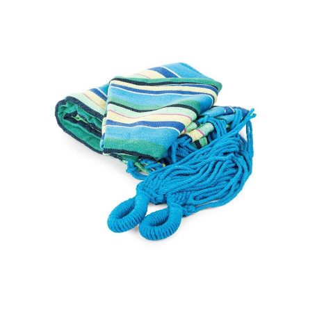 Hojdacia sieť z pevného materiálu - modrá, žltá, zelená