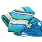 Hojdacia sieť z pevného materiálu - modrá, žltá, zelená