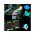 Fluorescenčné kamienky 100ks (svietia v tme) - svetlomodré