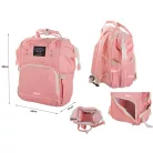 Batoh pre mamičky -  ružový