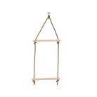 Drevený lanový rebrík