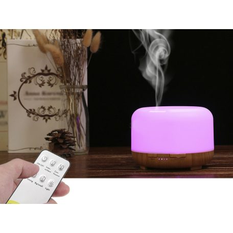 Zvlhčovač vzduchu RGB 300 ml s diaľkovým ovládaním 