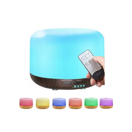 Zvlhčovač vzduchu RGB 300 ml s diaľkovým ovládaním 