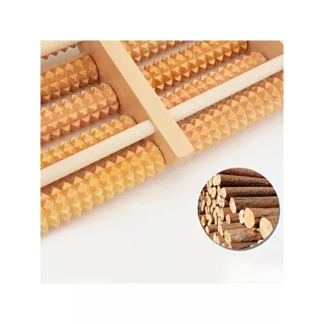 Tradičný drevený masážny prístroj na chodidlá