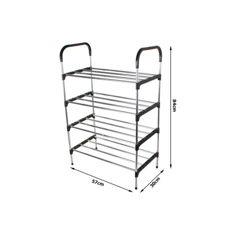 Botník až na 12 párov topánok - 4 policový
