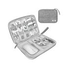 Organizér s nastaviteľnými priehradkami na káble a nabíjačku - 24 x 17 x 3 cm