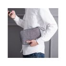 Organizér s nastaviteľnými priehradkami na káble a nabíjačku - 24 x 17 x 3 cm