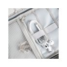 Organizér s nastaviteľnými priehradkami na káble a nabíjačku - 24 x 17 x 3 cm