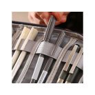 Organizér s nastaviteľnými priehradkami na káble a nabíjačku - 24 x 17 x 3 cm