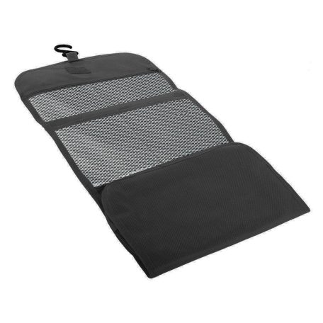 Závesný a otvárací organizér na kozmetiku - 64 cm x 26 cm - čierny