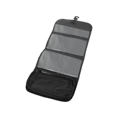 Závesný a otvárací organizér na kozmetiku - 64 cm x 26 cm - čierny