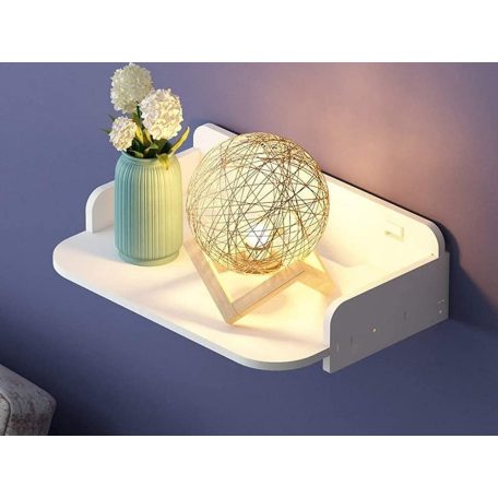 Nástenná polica - v bielej farbe