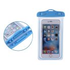 Vodotesné puzdro na telefón v modrej farbe pre 6,5" (16,5 cm) telefóny