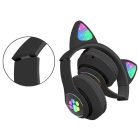 Bezdrôtové slúchadlá Cat s labkou Bluetooth  - v čiernej farbe