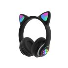 Bezdrôtové slúchadlá Cat s labkou Bluetooth  - v čiernej farbe