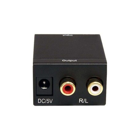 Konvertor Digitálny adaptér  (koaxiálny, Toslink SPDIF / RCA R/L)