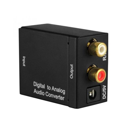 Konvertor Digitálny adaptér  (koaxiálny, Toslink SPDIF / RCA R/L)