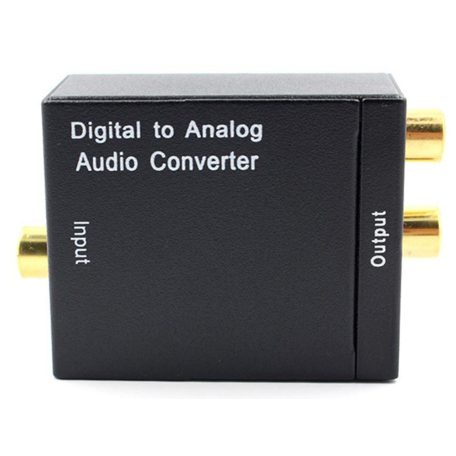 Konvertor Digitálny adaptér  (koaxiálny, Toslink SPDIF / RCA R/L)