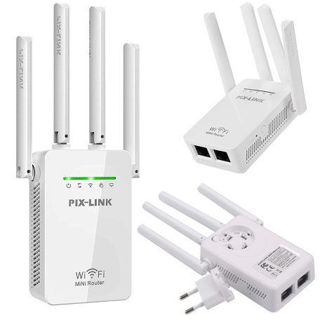 Silný WiFi zosilňovač - 300 Mbps v bielej farbe