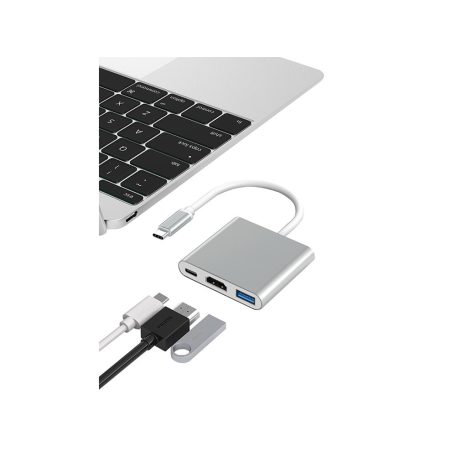 USB-C - adaptér USB/HDMI/USB 3.1