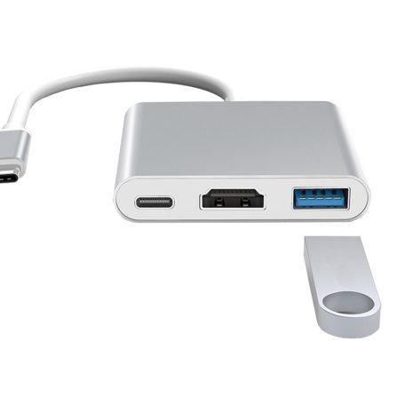 USB-C - adaptér USB/HDMI/USB 3.1