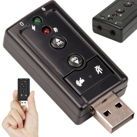 7.1-kanálová zvuková karta USB