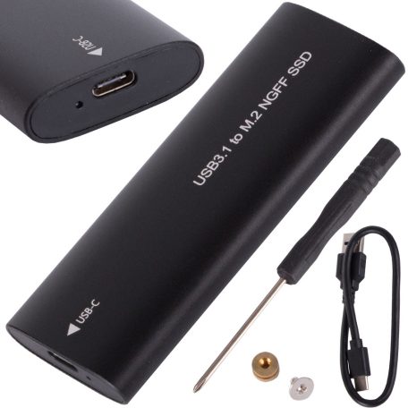 Externý kryt USB 3.1 M.2 SSD