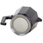 Tradičný kávovar s objemom 150 ml v čiernej farbe