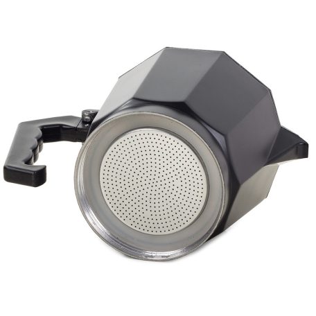 Tradičný kávovar s objemom 150 ml v čiernej farbe