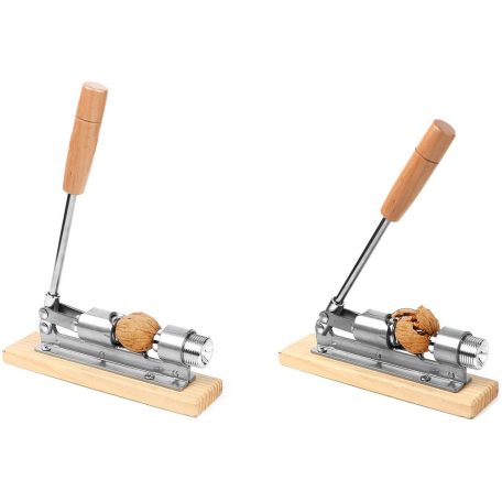 Stojaci luskáčik na orechy s robustnou oceľovou základňou