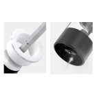 Nastaviteľný elektrický mlynček na soľ a korenie s LED osvetlením