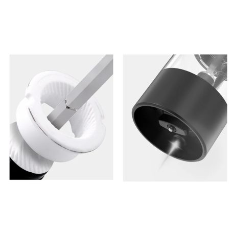 Nastaviteľný elektrický mlynček na soľ a korenie s LED osvetlením