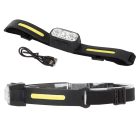 Dvojitá LED čelovka s bočným osvetlením