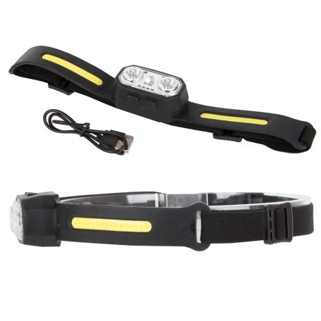 Dvojitá LED čelovka s bočným osvetlením