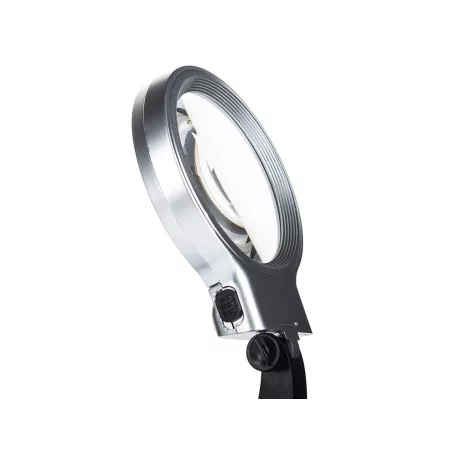 Držiačik s lupou, s 3x- 4,5x zväčšením - s 10 LED diódami