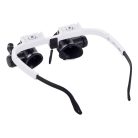 Skúmacie sklo na šperky 23x lupa s 8 LED diódami