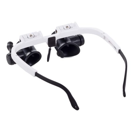 Skúmacie sklo na šperky 23x lupa s 8 LED diódami