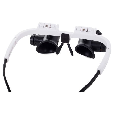 Skúmacie sklo na šperky 23x lupa s 8 LED diódami