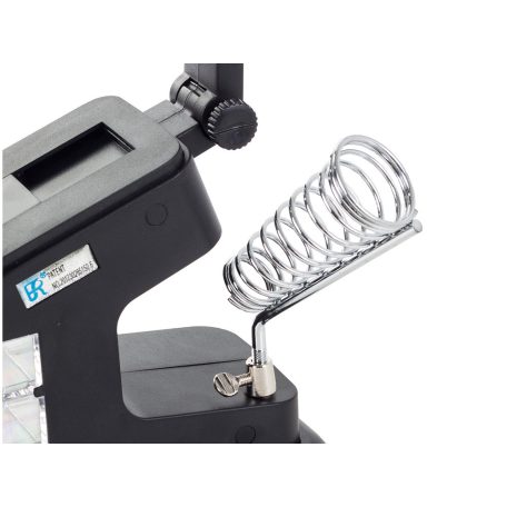 Univerzálny stojan na spájkovanie s lupou