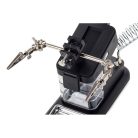 Univerzálny stojan na spájkovanie s lupou