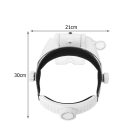 Náhlavná lupa s LED osvetlením 11,5-násobným  zväčšením