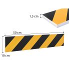 Ochrana dverí vozidla na stenu garáže