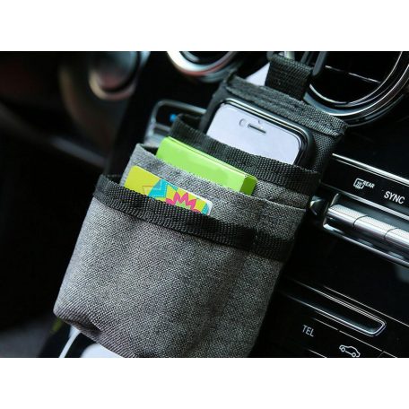 Závesné puzdro do auta na mobilný telefón a okuliare