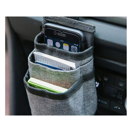 Závesné puzdro do auta na mobilný telefón a okuliare