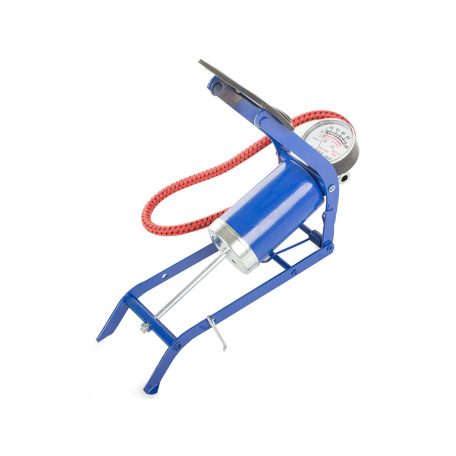Nožná pumpa na auto/bicykel s manometrom