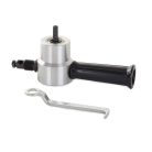 Nástavec do vŕtačky na rezanie plechu