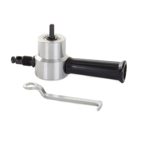 Nástavec do vŕtačky na rezanie plechu