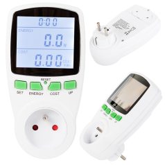  Digitálny merač spotreby s LCD displejom (wattmeter)
