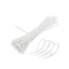 Sťahovacie pásky 2,5 x 100 mm 100 ks - biela