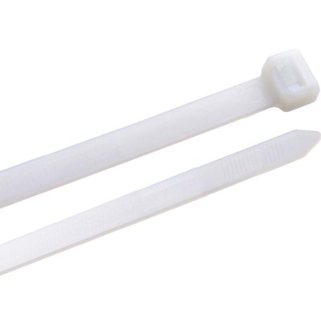 Sťahovacie pásky 2,5 x 100 mm 100 ks - biela